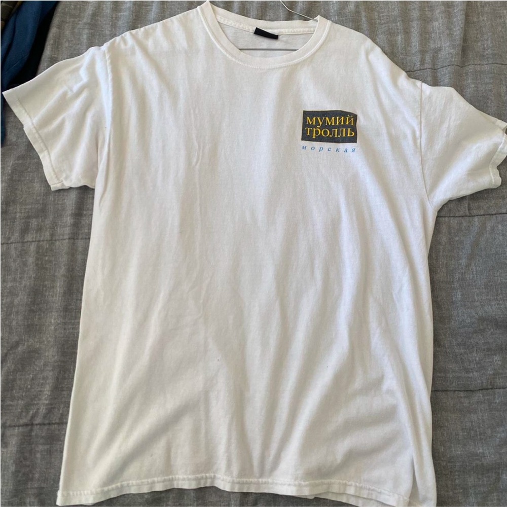 Gosha White Graphic T-Shirt